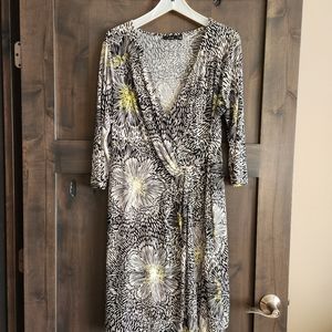 Women's faux wrap dress